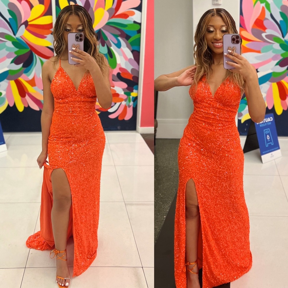 Orange Scala Dress Formal Size 0